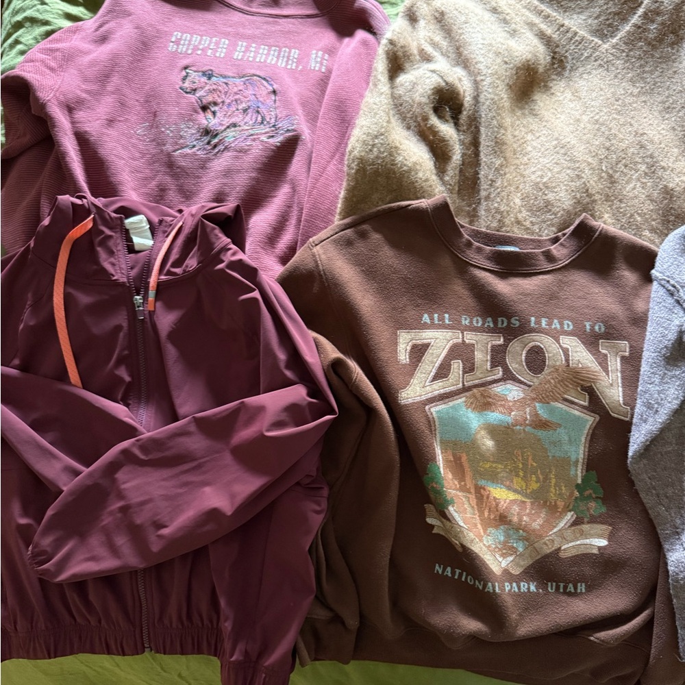 Assorted Sweaters And Jackets Collection - image 3